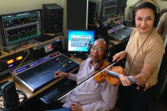 The Story recordings - violinist Gulia Gurevich and recordist Mike Harris