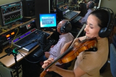 The Story recordings - violinist Gulia Gurevich and recordist Mike Harris